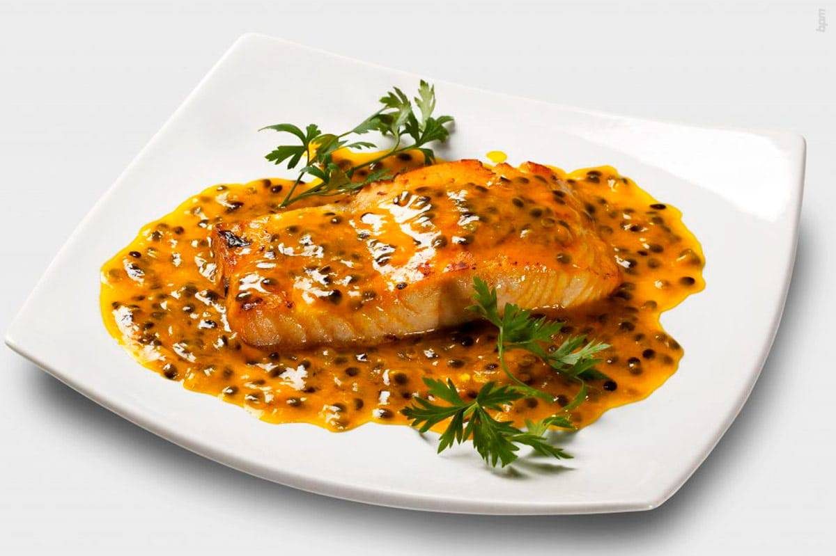 receita de salmao ao molho de maracuja